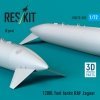 RESKIT RSU72-0328 1200 L fuel tanks RAF Jaguar (2 pcs) (3D Printed) (1/72)